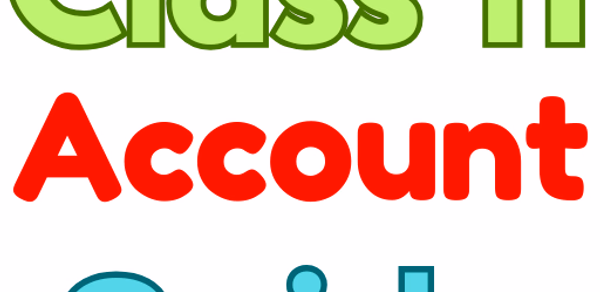 Class 11 Account Guide Header - AppWisp.com