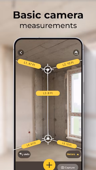 AR Measure : 3D Tape Ruler Screenshot 2 - AppWisp.com AR Measure : 3D Tape Ruler Screenshot 2 - AppWisp.com
