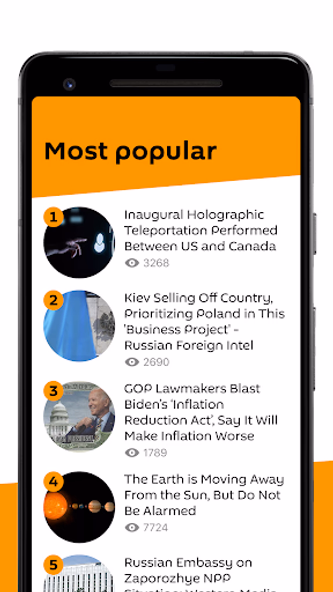 Sputnik News Screenshot 4 - AppWisp.com Sputnik News Screenshot 4 - AppWisp.com