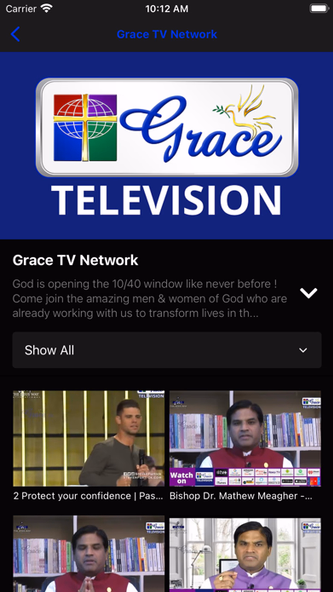 Grace TV Network Screenshot 2 - AppWisp.com Grace TV Network Screenshot 2 - AppWisp.com