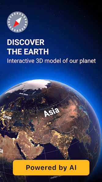Globe - Earth 3D & World-Map Screenshot 1 - AppWisp.com Globe - Earth 3D & World-Map Screenshot 1 - AppWisp.com