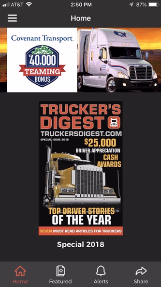 Trucker's Digest Screenshot 2 - AppWisp.com Trucker's Digest Screenshot 2 - AppWisp.com