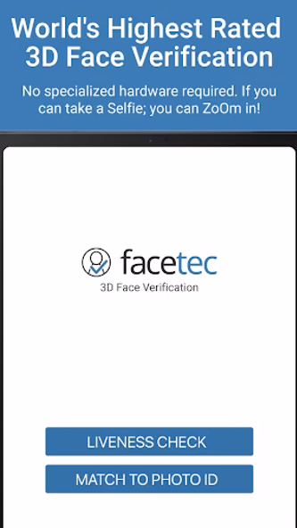 FaceTec Demo Screenshot 4 - AppWisp.com