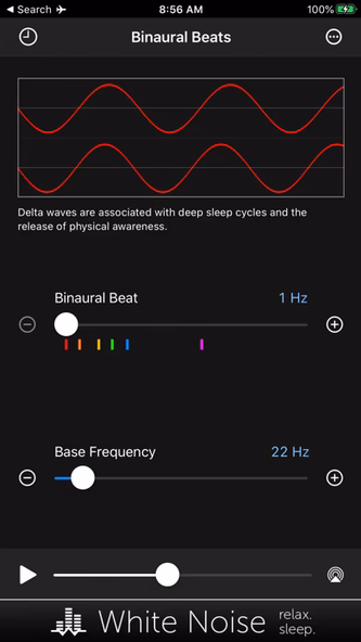 Binaural Beats Generator + Screenshot 3 - AppWisp.com Binaural Beats Generator + Screenshot 3 - AppWisp.com