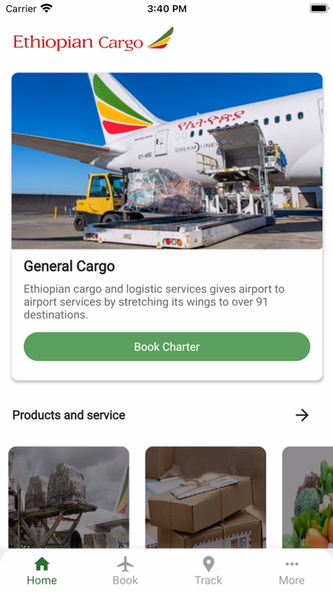 Ethiopian Cargo Screenshot 2 - AppWisp.com Ethiopian Cargo Screenshot 2 - AppWisp.com