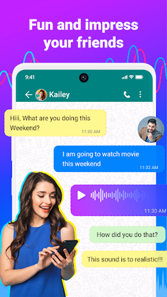 Voice Changer Plus Screenshot 2 - AppWisp.com Voice Changer Plus Screenshot 2 - AppWisp.com