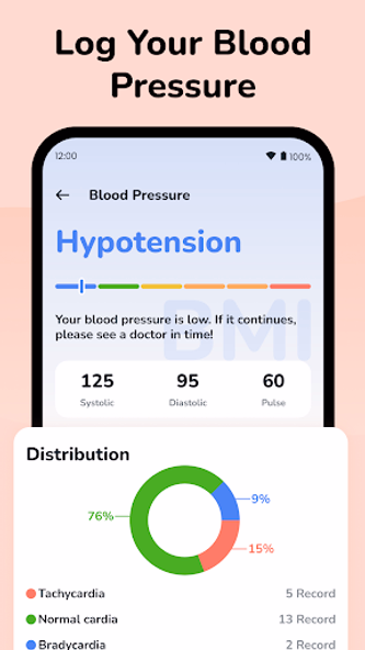 Health Tracker: Blood Pressure Screenshot 2 - AppWisp.com Health Tracker: Blood Pressure Screenshot 2 - AppWisp.com