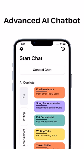 Copilot AI - AI Chat Assistant Screenshot 1 - AppWisp.com Copilot AI - AI Chat Assistant Screenshot 1 - AppWisp.com