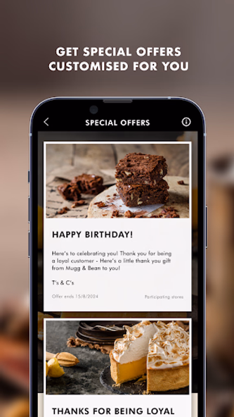 Mugg & Bean Screenshot 2 - AppWisp.com Mugg & Bean Screenshot 2 - AppWisp.com