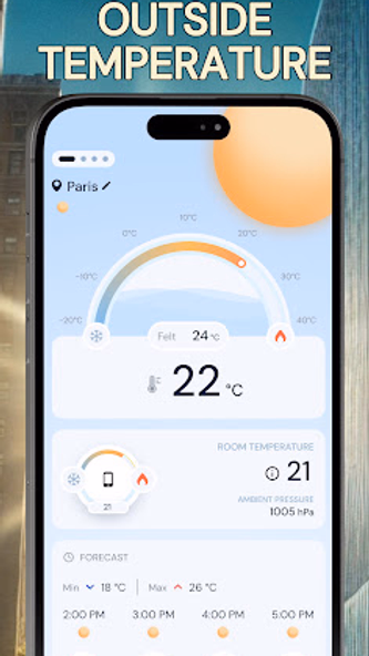 Indoor/Outdoor Thermometer Screenshot 2 - AppWisp.com Indoor/Outdoor Thermometer Screenshot 2 - AppWisp.com