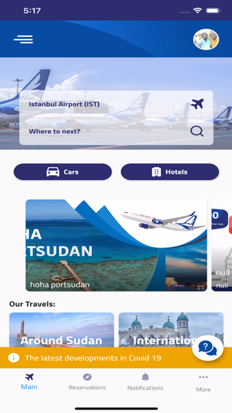 Badr Airlines Screenshot 1 - AppWisp.com Badr Airlines Screenshot 1 - AppWisp.com