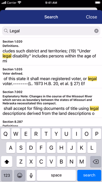 Missouri Revised Statutes Screenshot 4 - AppWisp.com Missouri Revised Statutes Screenshot 4 - AppWisp.com